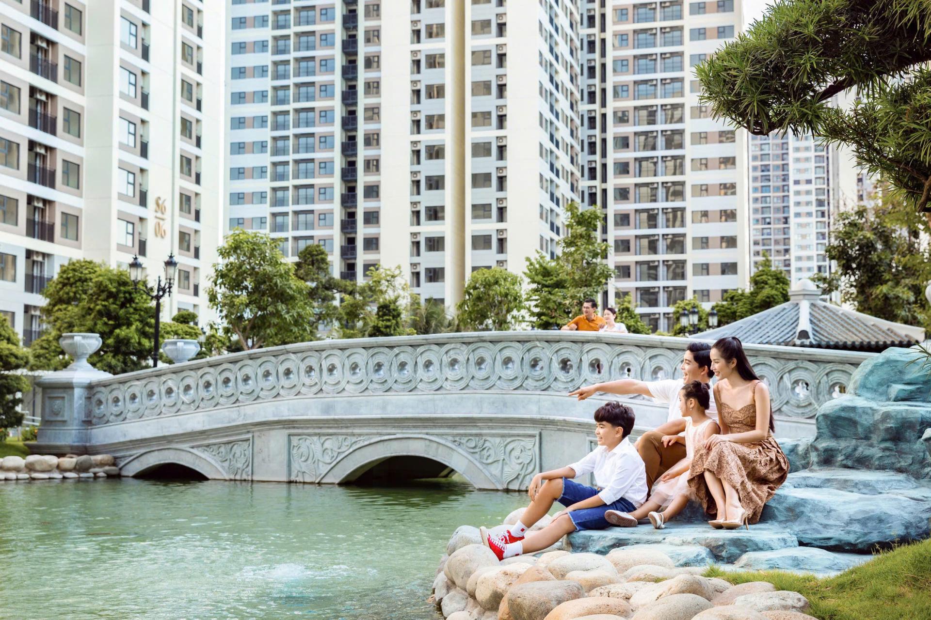 Cảnh đẹp nội khu vinhomes